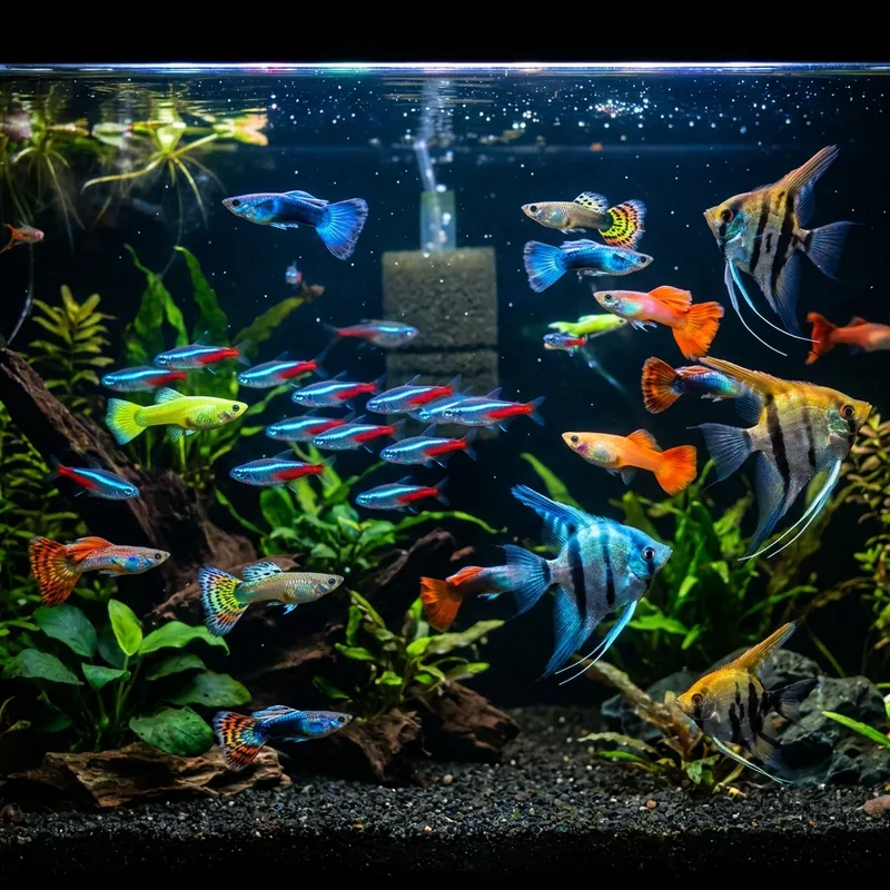 Color Fish (Guppies)