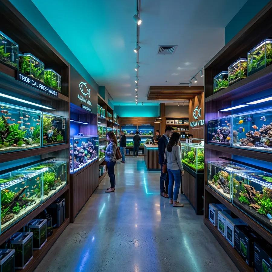 Angel Aquarium store interior